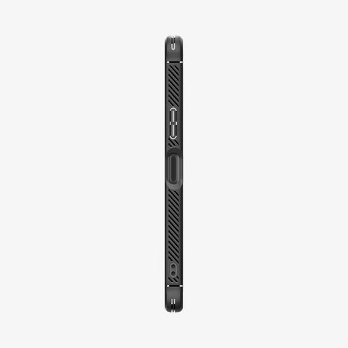 ACS02841 - Sony Xperia 1 III Case Rugged Armor in matte black showing the back